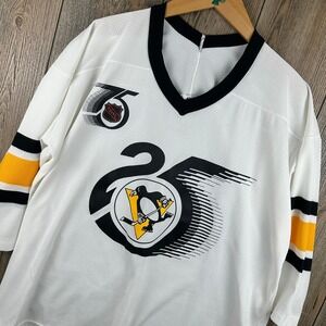 NHL Pittsburgh Penguins Vintage 1992 25th Anniversary Hockey Jersey Adult XL